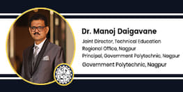 Interview Dr Manoj Daigavane Joint Director Technical Education Regional Office Nagpur Principal at Government Polytechnic Nagpur